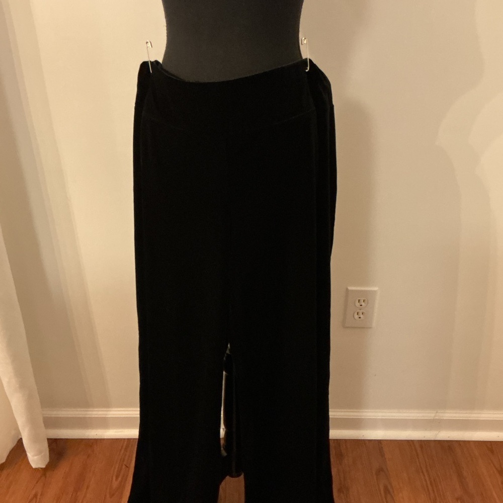 White House Black Market Wide Leg Black Pants
